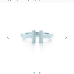 Tiffany T Square Silver Ring